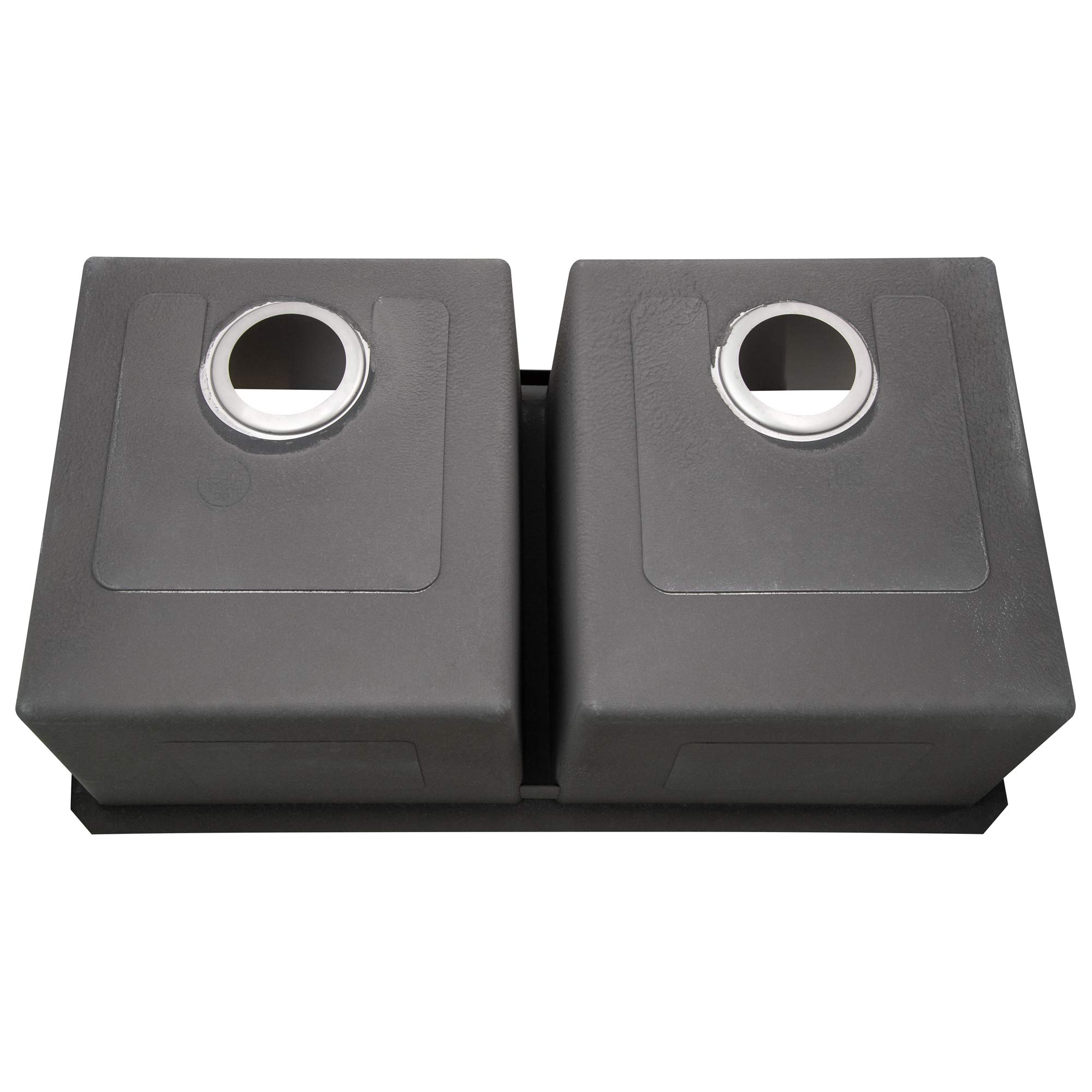 Design House 110023 Rectangular Double Bowl 32x18x10-inch 18-Gauge Undermount Kitchen Sink, Stainless Steel - Image 4