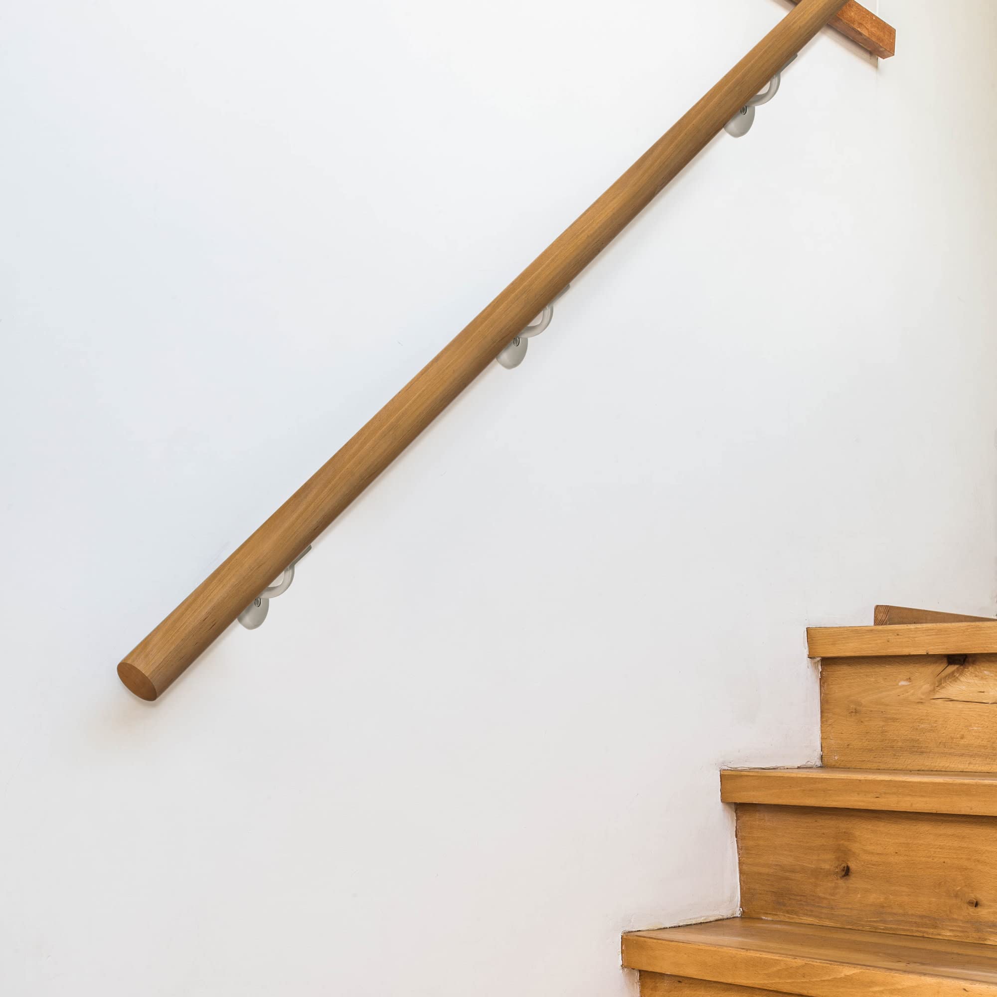 Design House 182030 Jumbo Handrail Bracket Satin Nickel 5-Pack - Image 4