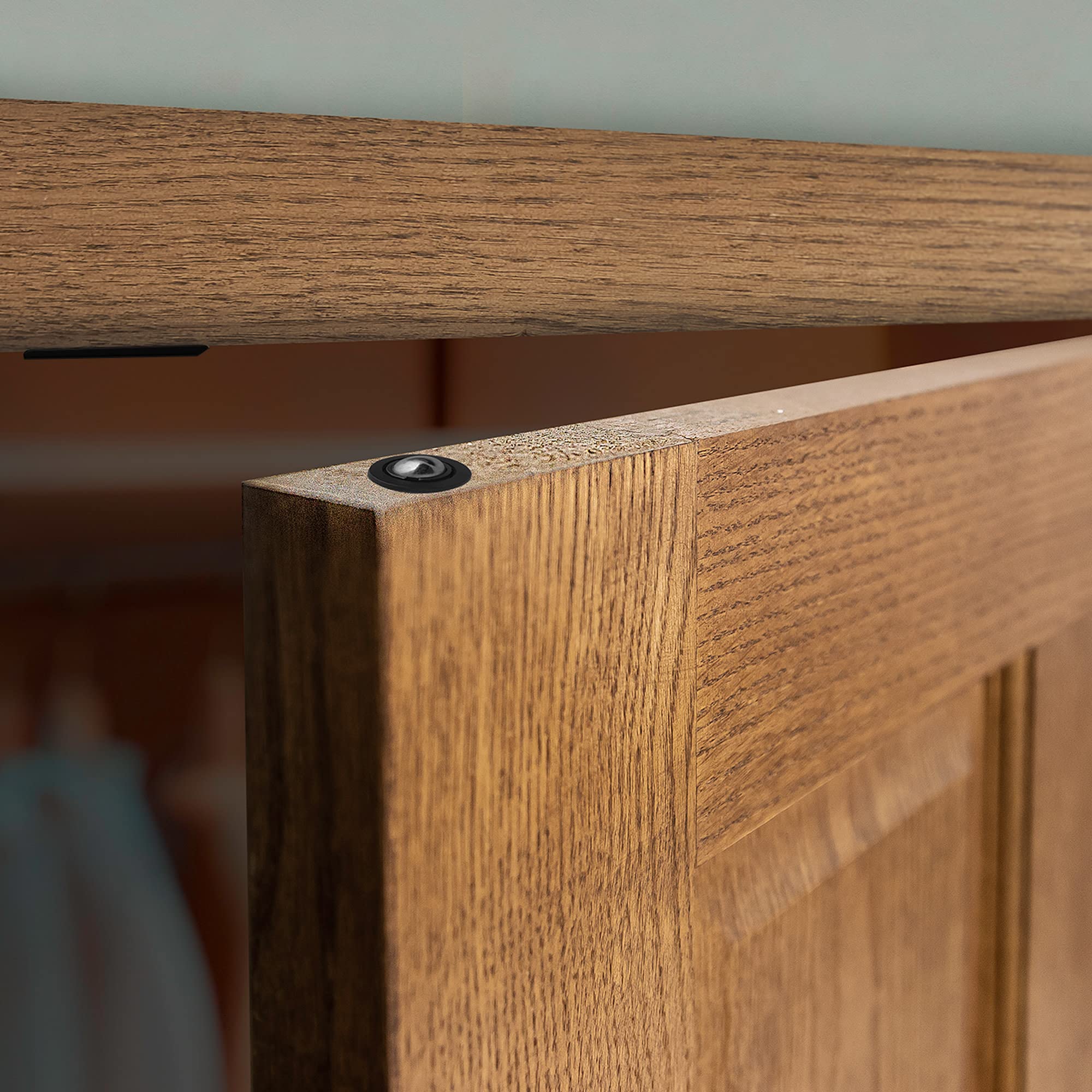 Design House 189266 Drive-in Ball Catch for Use on Closet Doors with Dummy Hardware in Home or Office Matte Black 2-Pack - Image 4