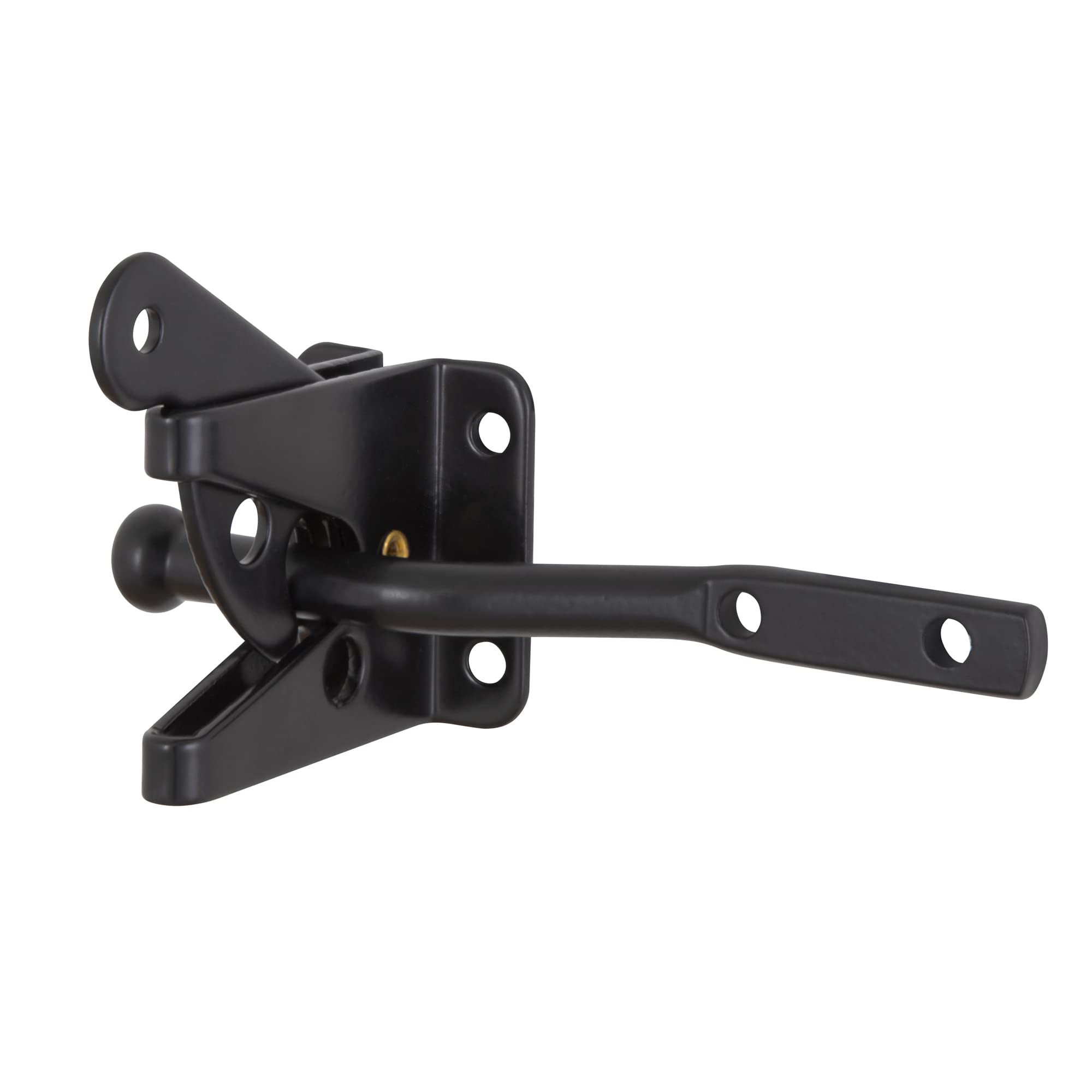 Design House 189407-MB Self-Locking Heavy Duty Gate Latch 2-Pack Matte Black - Image 3