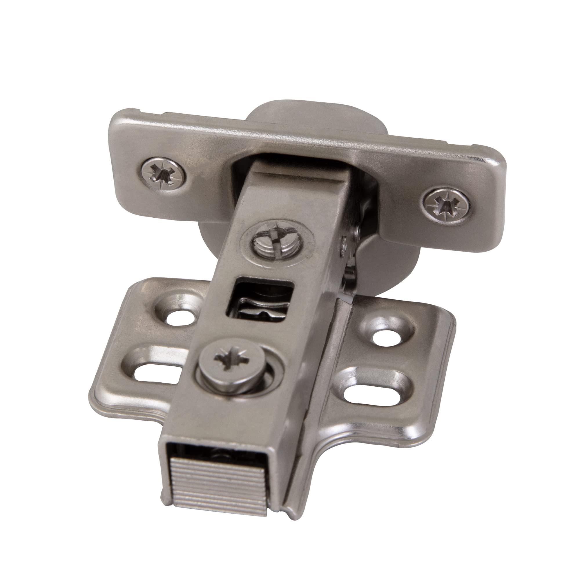 Design House 189654 Soft Close Hinges for Kitchen Cabinets 10-Pack Satin Nickel - Image 3