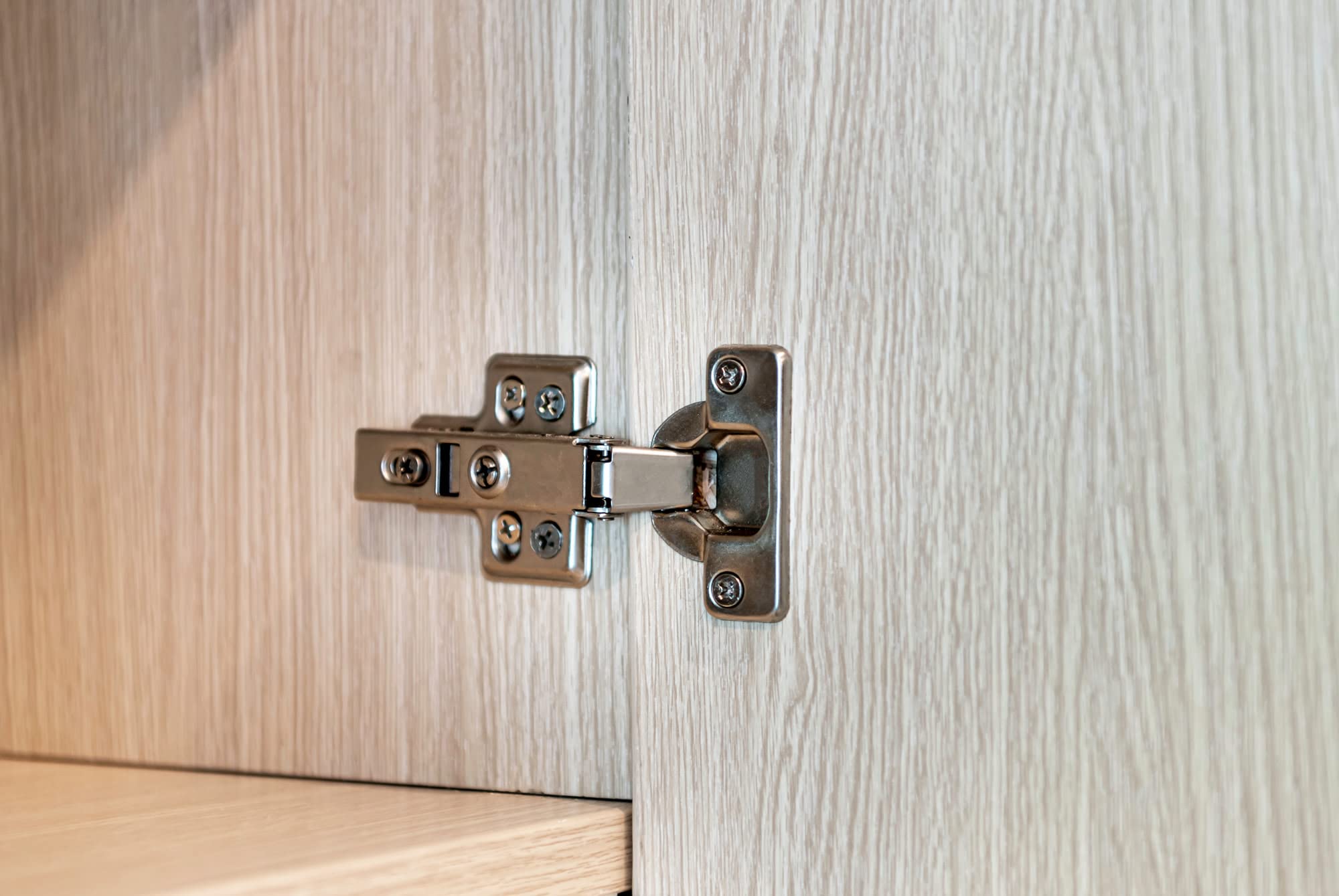 Design House 189654 Soft Close Hinges for Kitchen Cabinets 10-Pack Satin Nickel - Image 6