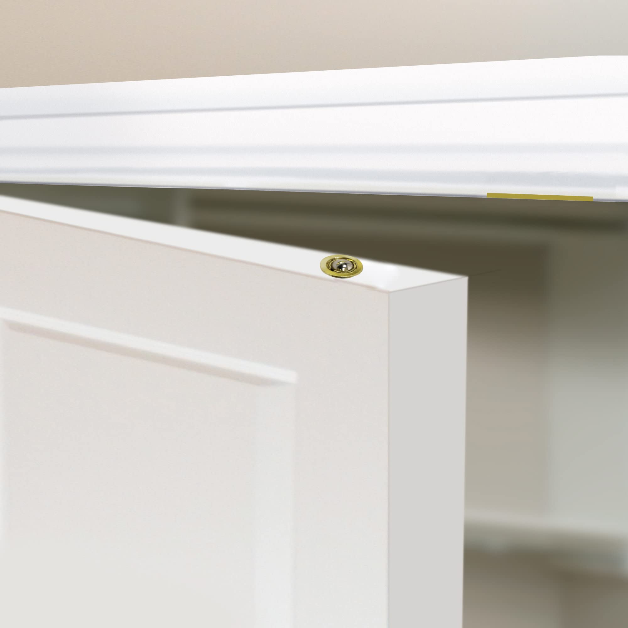 Design House 206276 Drive-in Ball Catch for Closet Doors with Dummy Hardware in Home or Office Polished Brass 2-Pack - Image 5