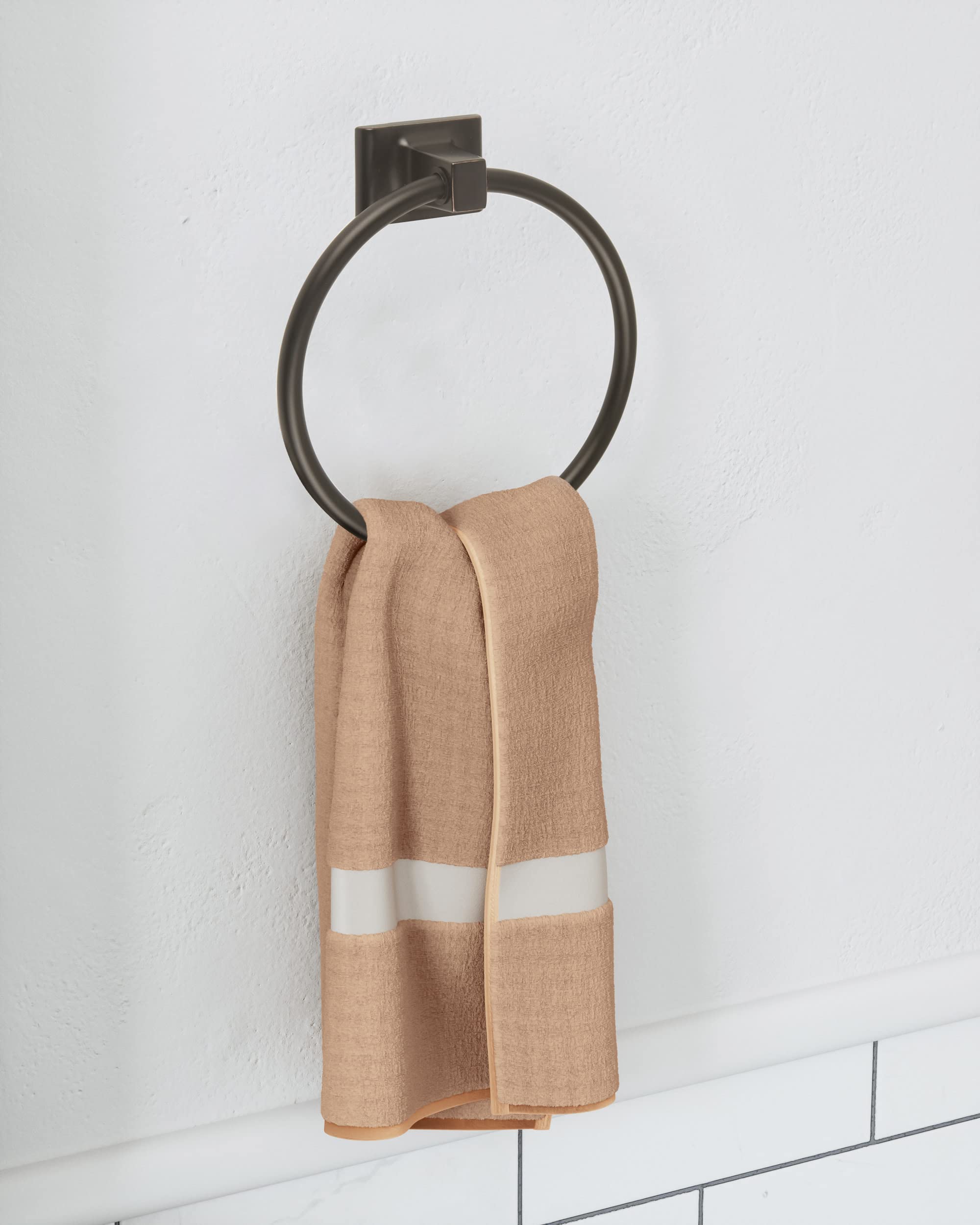 Design House 539239 Millbridge Classic Towel Ring for Bathroom Oil Rubbed Bronze - Image 4