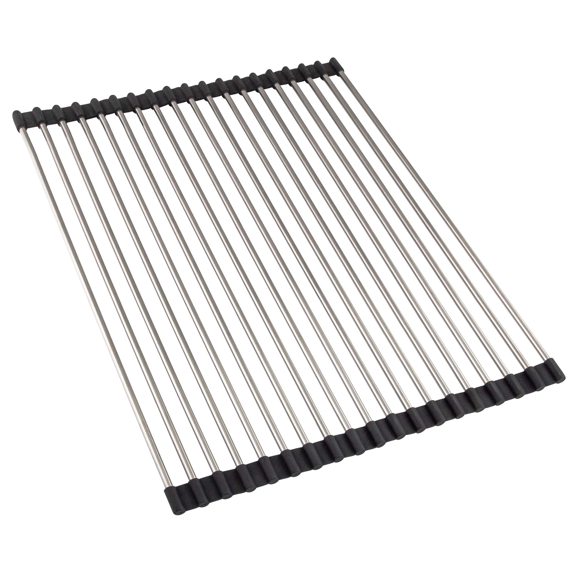 Design House 542988 Roll-Up Multipurpose Over the Sink Kitchen Sink Drying Rack, Stainless Steel - Image 7