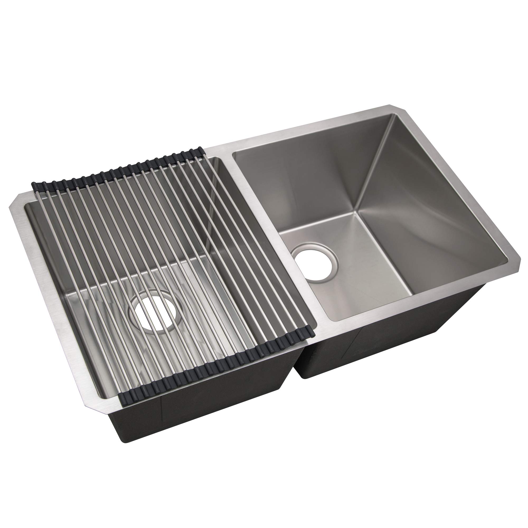 Design House 542988 Roll-Up Multipurpose Over the Sink Kitchen Sink Drying Rack, Stainless Steel - Image 9