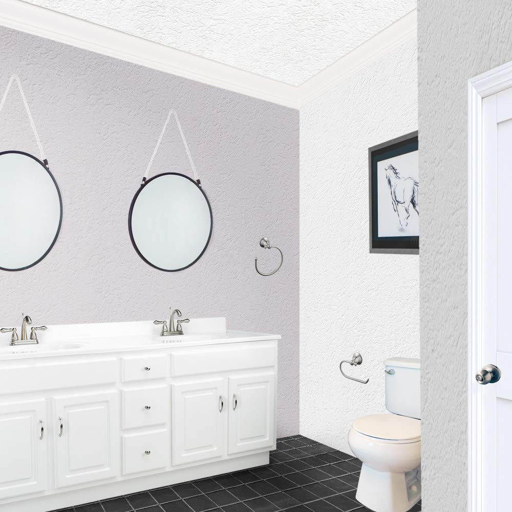 Design House 561084 Oakmont Traditional Toilet Paper Holder for Bathroom, Satin Nickel - Image 4