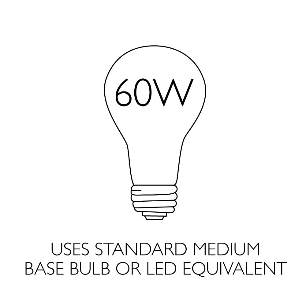 Design House 579656 Kimball Industrial Farmhouse 3-Light Indoor Bathroom Vanity Light with Metal Shades for Over the Mirror, Antique White - Image 7