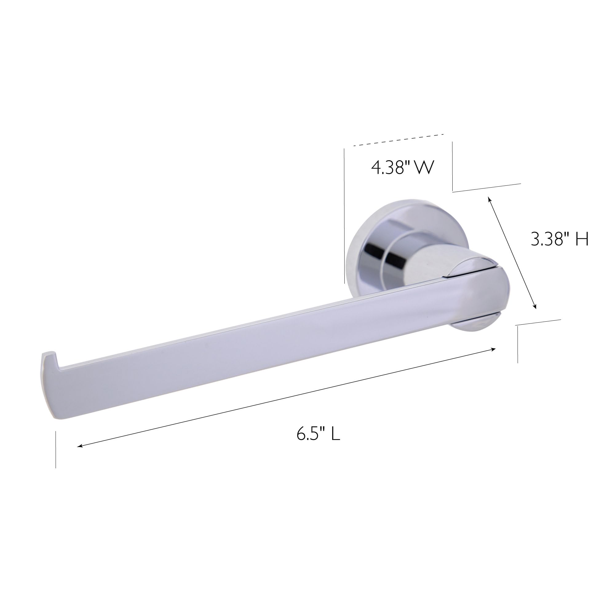 Design House 581579 Eastport Contemporary Toilet Paper Holder for Bathroom, Polished Chrome - Image 4