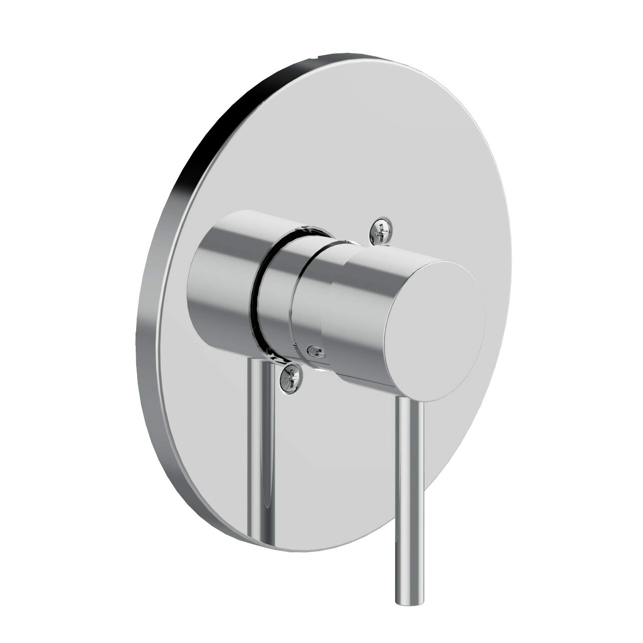 Design House 594051 Eastport II Contemporary Bath and Shower Trim with Single-Function Shower Head, Single-Handle Faucet, Escutcheon and Valve for Bathroom, Polished Chrome - Image 3