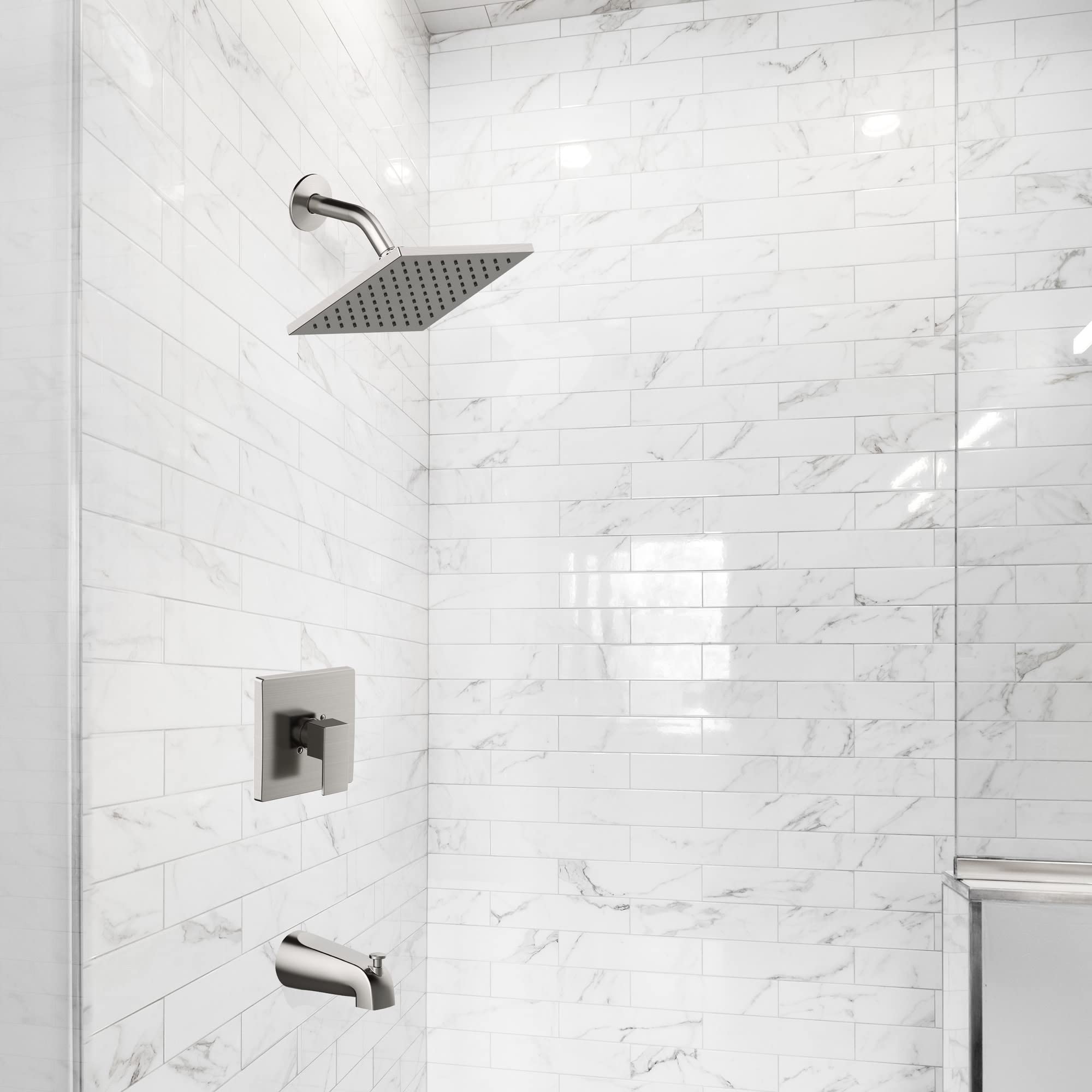 Design House 594507 Karsen II Shower Trim with Valve, Satin Nickel - Image 5