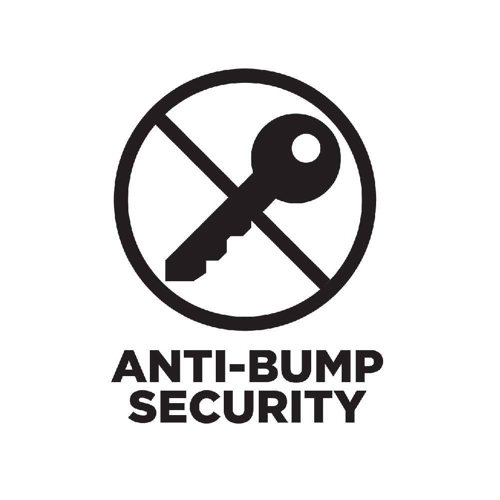 Design House 595702 Emblem Contemporary Square Single Cylinder Deadbolt Matte Black - Image 8