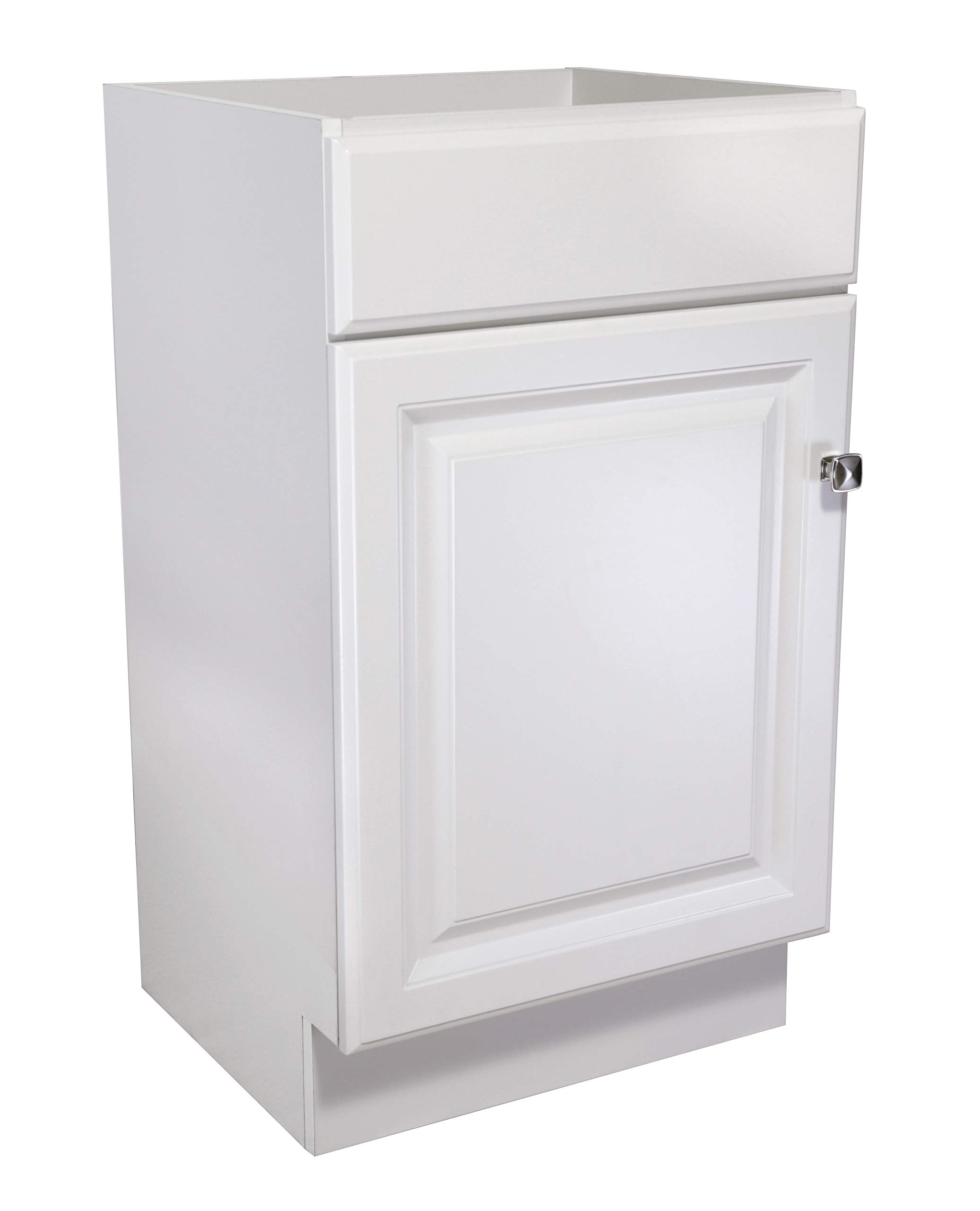 Design House 597112 Wyndham Unassembled Bathroom Vanity Cabinet Without Top, 18 x 16/1 Door, White - Image 4