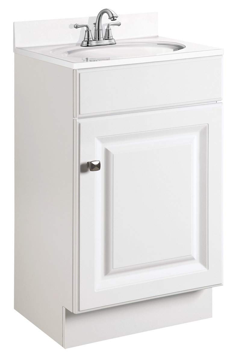 Design House 597112 Wyndham Unassembled Bathroom Vanity Cabinet Without Top, 18 x 16/1 Door, White - Image 7