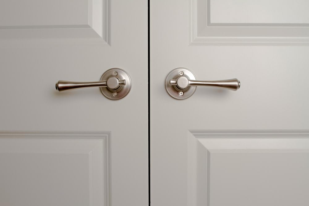 Design House 755413 Ironwood Passage Hall and Closet Door Lever Satin Nickel - Image 4