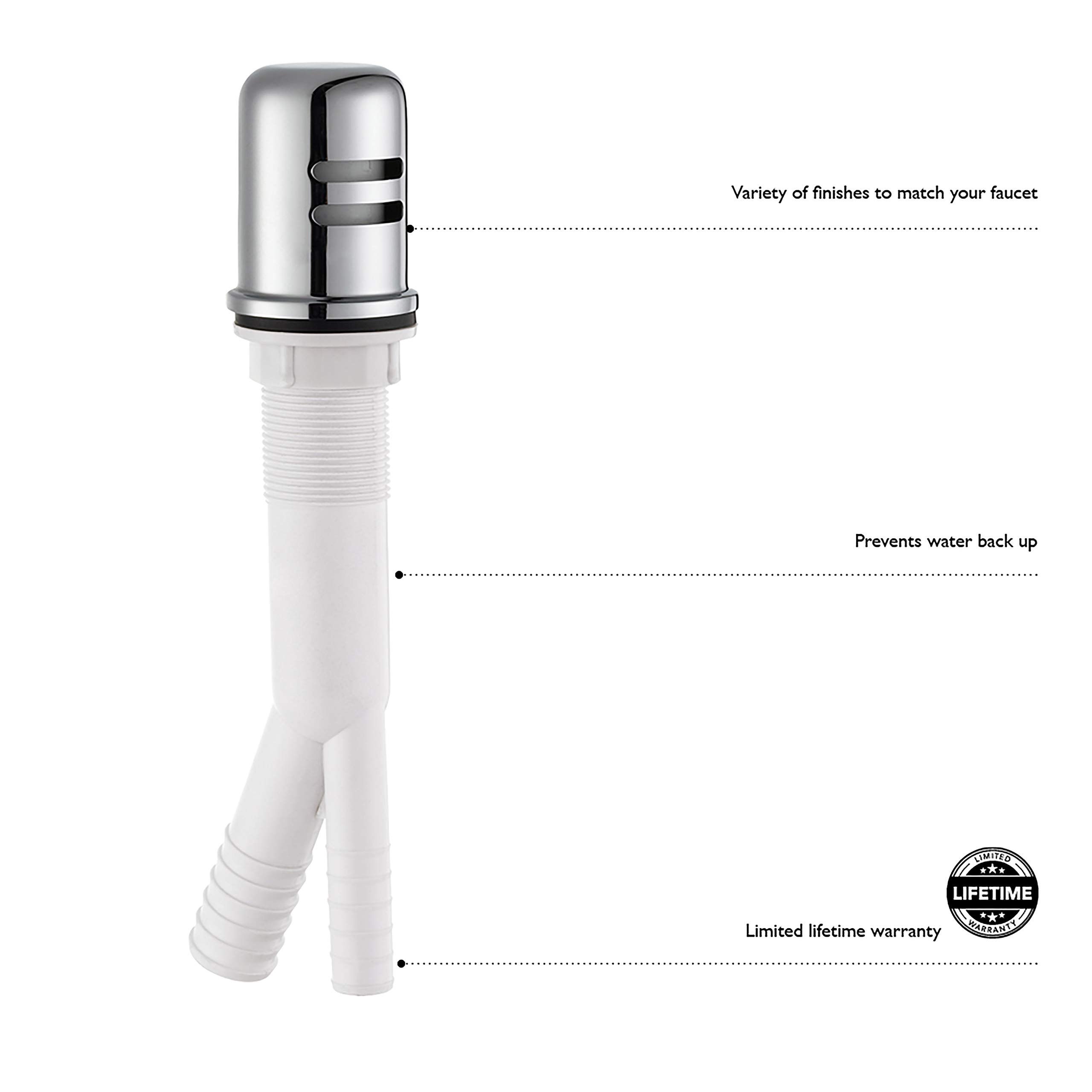 Design House Brass and Plastic Dishwasher Air Gap in Oil Rubbed Bronze - Image 8