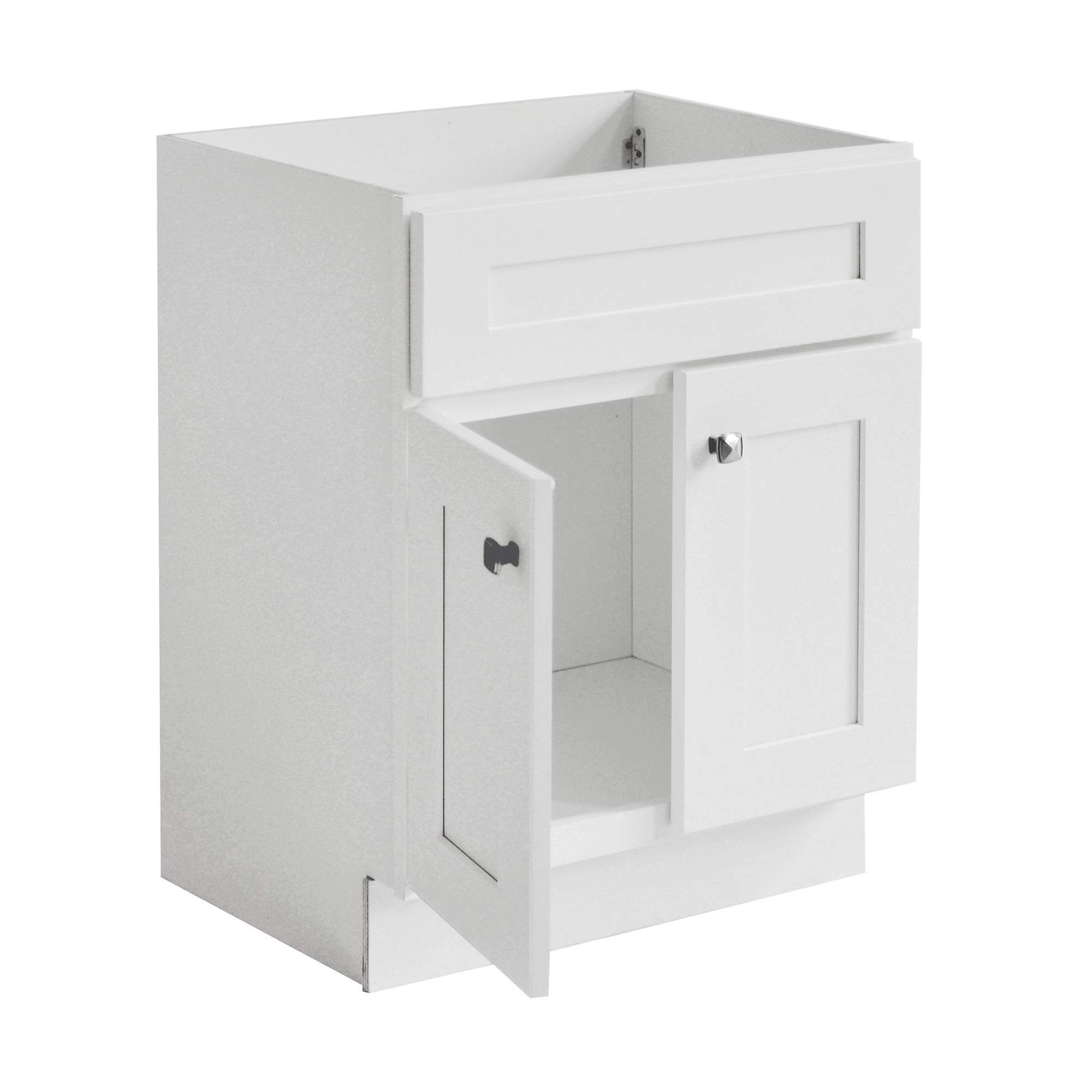 Design House Brookings 24 Inch Bathroom Vanity, Ready to Assemble, Solid Wood, Sherwin Williams® White – Design House, 586933 - Image 5