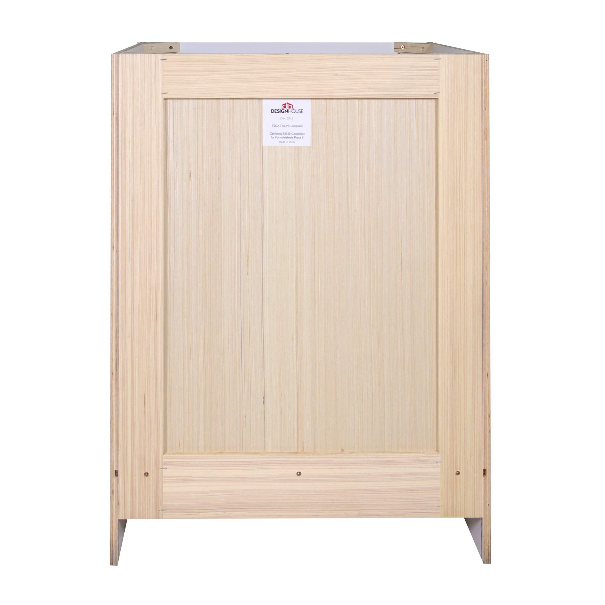 Design House Brookings 24 Inch Bathroom Vanity, Ready to Assemble, Solid Wood, Sherwin Williams® White – Design House, 586933 - Image 6