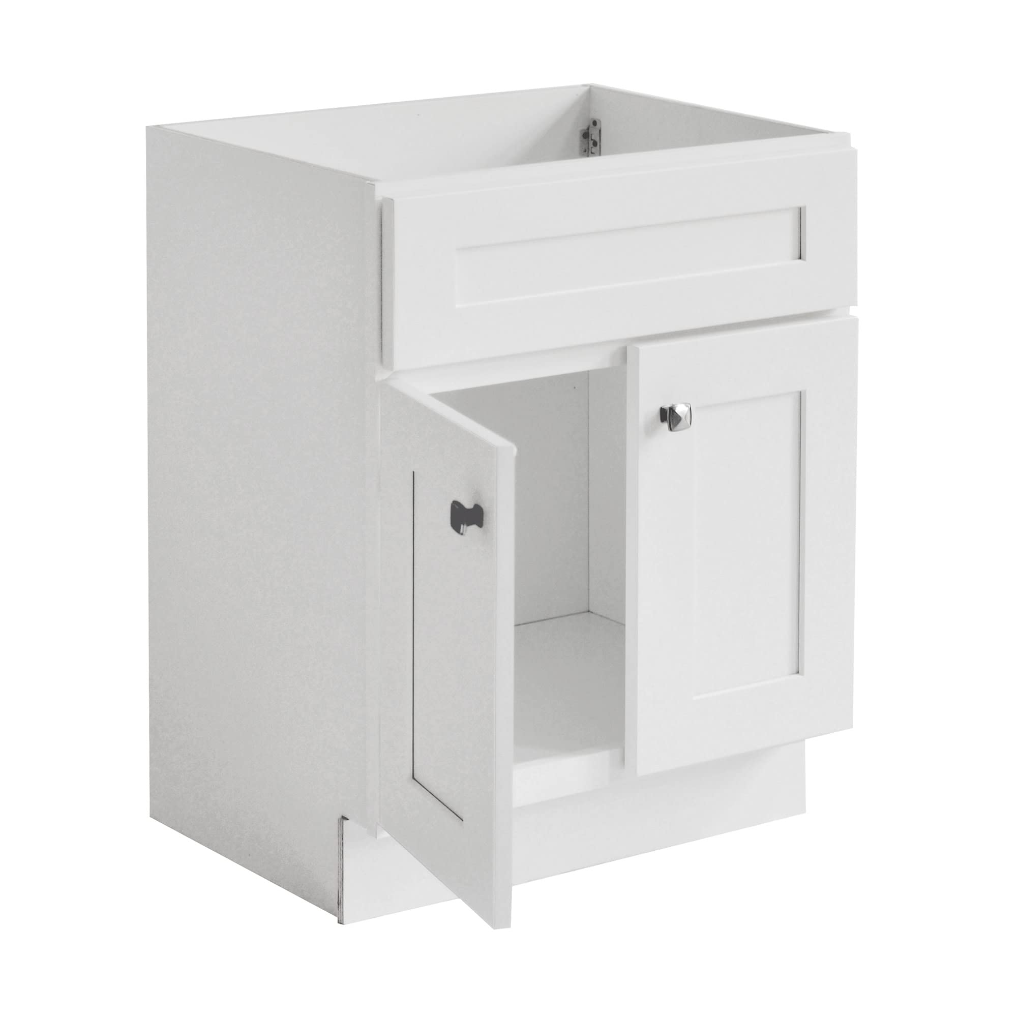 Design House Brookings 24 Inch Bathroom Vanity, Ready to Assemble, Solid Wood, Sherwin Williams® White – Design House, 586933 - Image 8