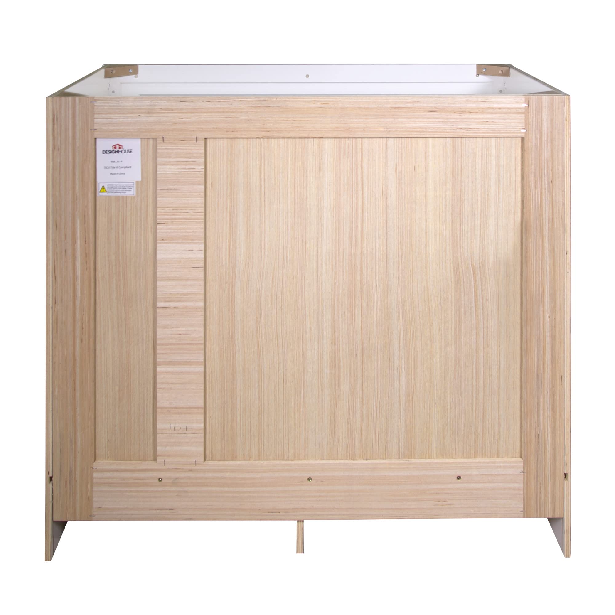 Design House Brookings 36 Inch Bathroom Vanity, Ready to Assemble, Solid Wood, Sherwin Williams® White – Design House, 586958 - Image 10