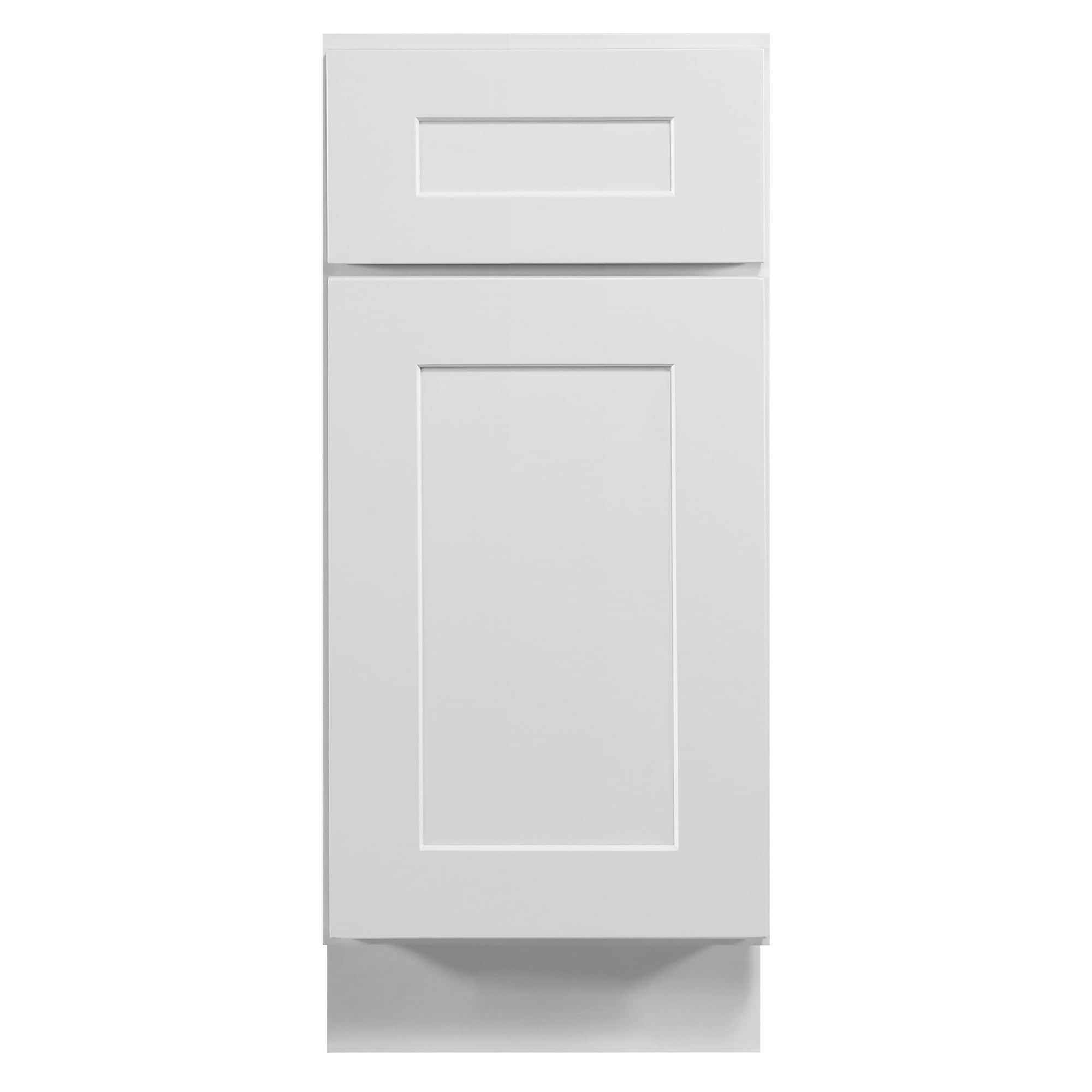 Design House Brookings Shaker Fully Assembled Base Kitchen Cabinet B15, 15 W x 24 D x 34.5 H, Painted White, Solid Wood, Design House, 613133 - Image 4