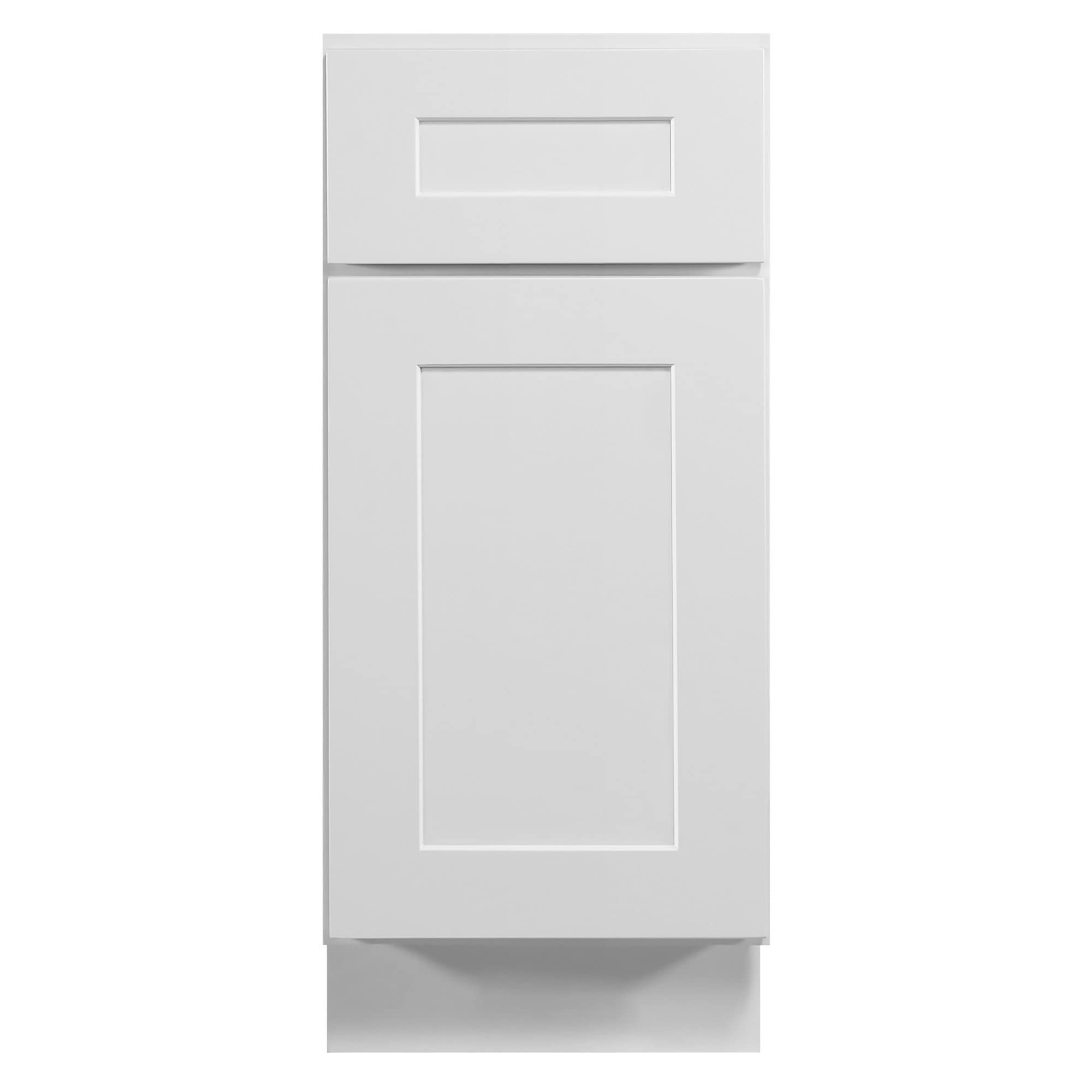 Design House Brookings Shaker Fully Assembled Base Kitchen Cabinet B15, 15 W x 24 D x 34.5 H, Painted White, Solid Wood, Design House, 613133 - Image 7
