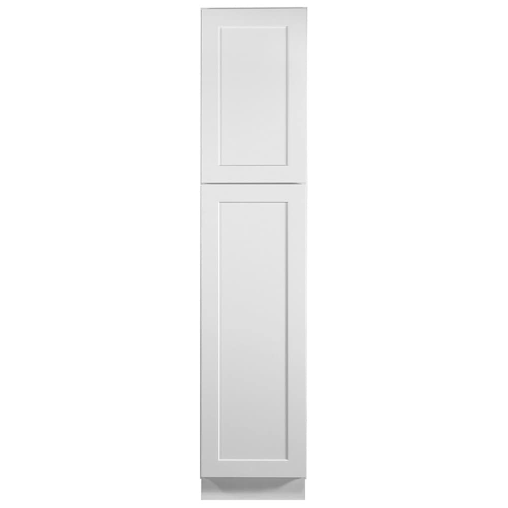 Design House Brookings Shaker Fully Assembled Pantry Kitchen Cabinet UC1884, 18 W x 24 D x 84 H, Painted White, Solid Wood, Design House, 613588 - Image 7
