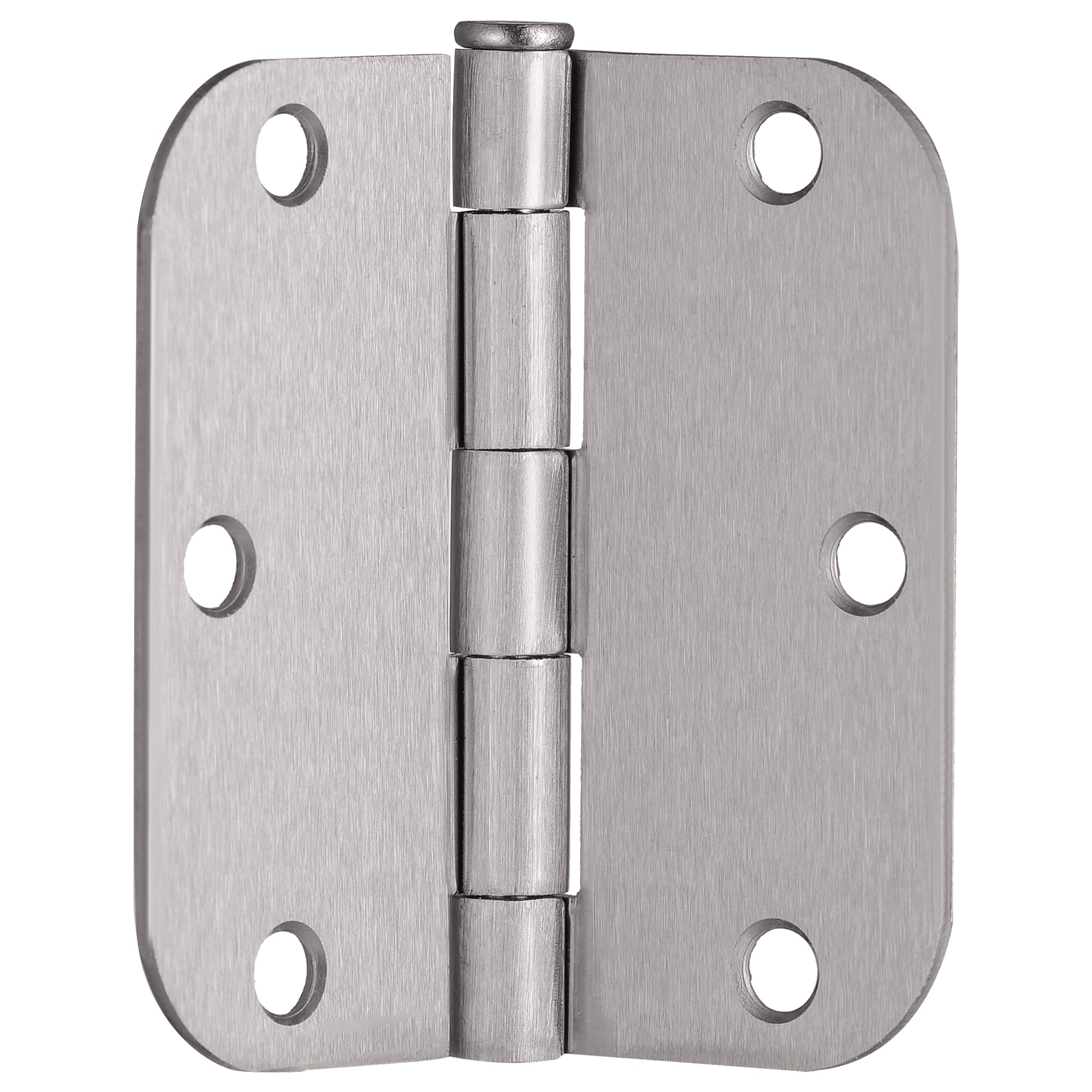 Design House Interior Door Frame Hinges, Water Resistant, Pre-Lubricated, For Left or Right-Handed Doors, Steel Construction, Easy Install, Satin Nickel, 3-Pack, 3.5 in. L x 3.5 in. W, 181412 - Image 4