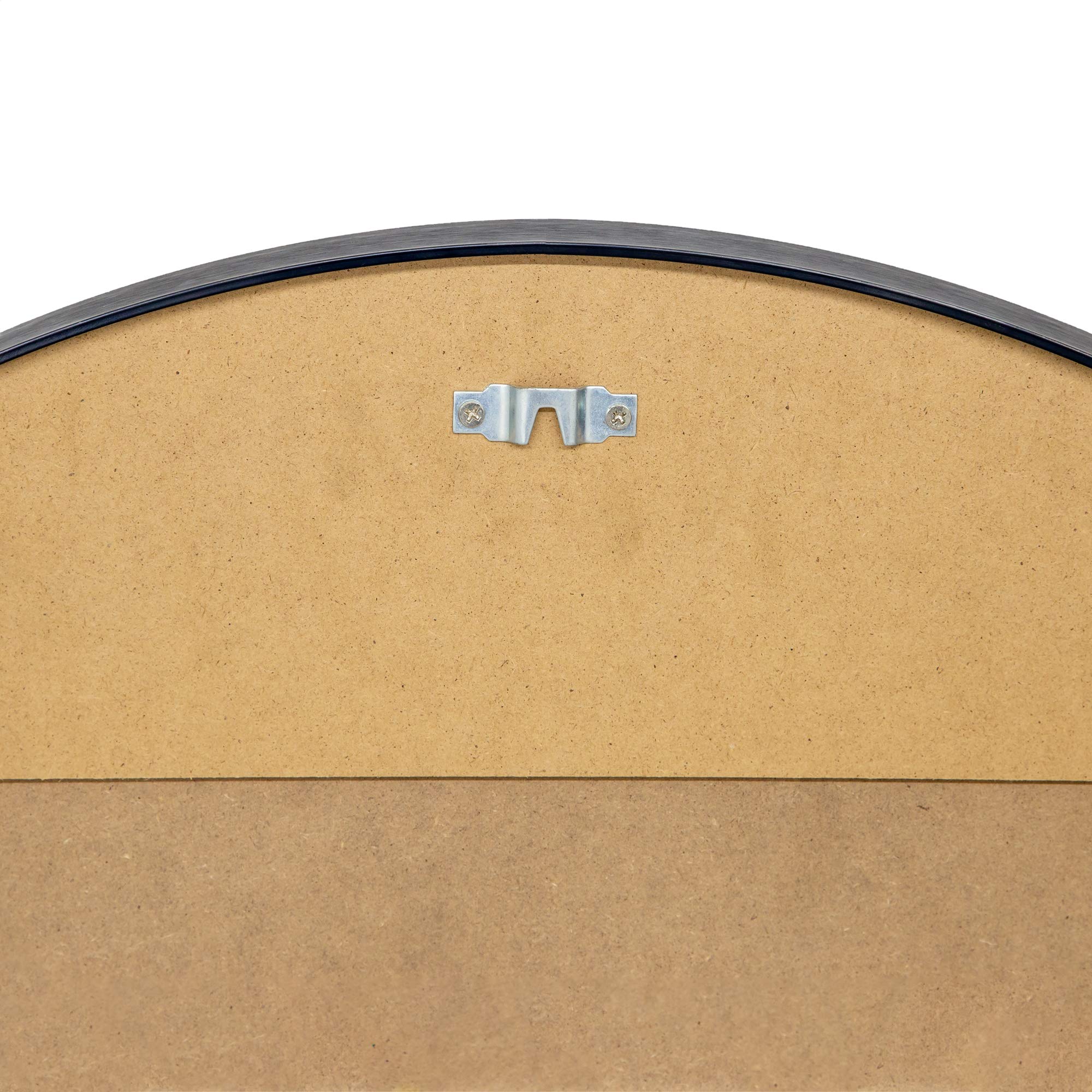 Design House Maeve Arched Wall Accent Mirror, 30" H x 20" L, Modern Metal Framed, Living Room, Bedroom, Bathroom Vanity Mirror, Black, 596528-BLK - Image 4