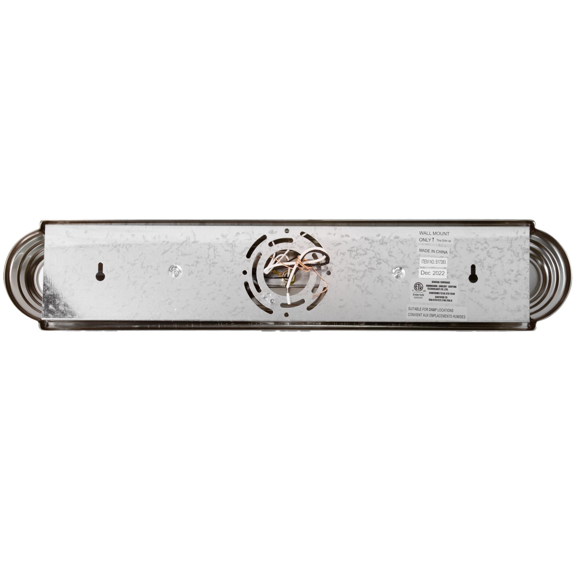 Design House Millbridge 3-Light Vanity Light, Satin Nickel Finish, Frosted Glass Shades, Dimmable, Bathroom Wall Fixture – Design House, 517383 - Image 6