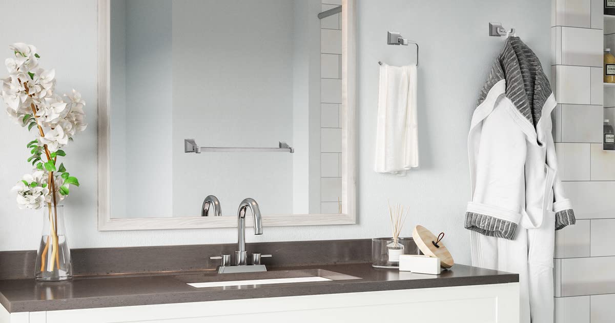 Design House Torino 24 inch Towel Bar in Satin Nickel - Image 5